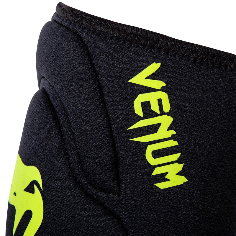 Venum Kontact Gel Knee Pad, Black/Neo Yellow, Small - BeesActive Australia
