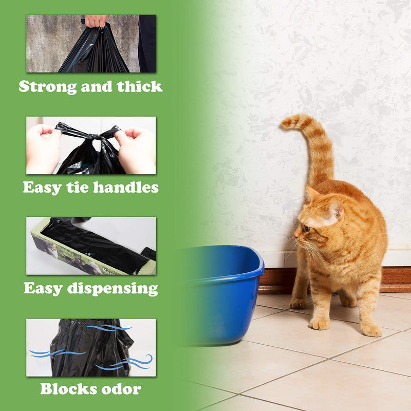 Sand Dipper Cat Litter Waste Bags | Strong Thick Odor Sealing (Tall 35 Roll) Tall 35 Roll - BeesActive Australia
