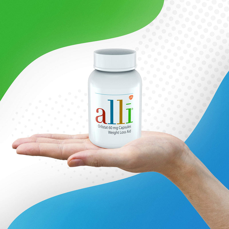 alli Weight Loss Diet Pills, Orlistat 60 mg Capsules, Non Prescription Weight Loss Aid, 120 Count Refill Pack - BeesActive Australia