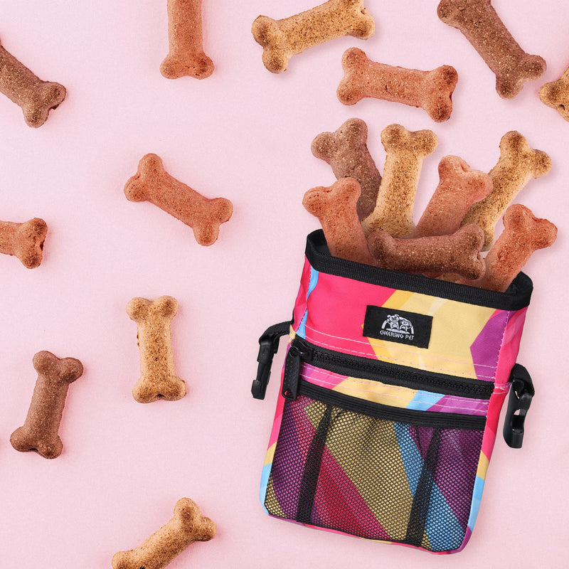 CHEERING PET Treat Pouch… Large MultiColored - BeesActive Australia