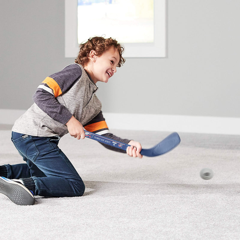 Franklin Sports NHL Team Mini Hockey 2 Piece Stick Set Columbus Blue Jackets - BeesActive Australia