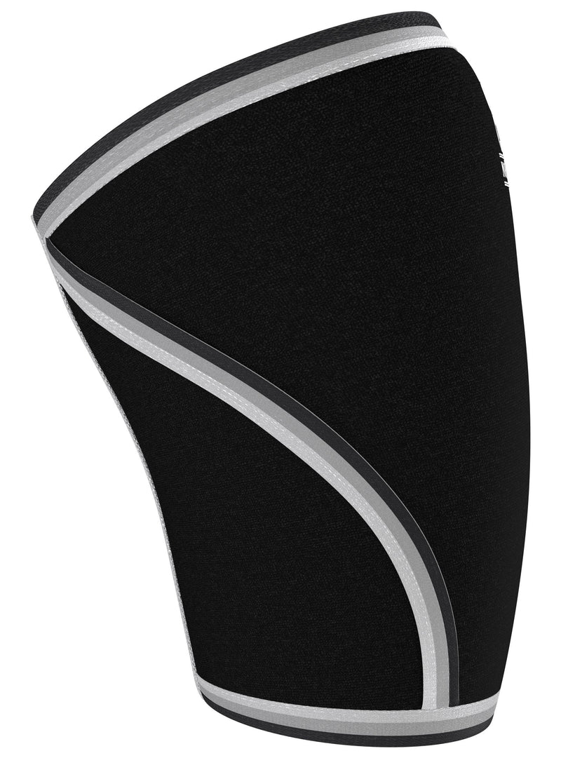 Knee Sleeves (1 Pair) Support & Compression for Weightlifting, Powerlifting & Cross Training - 7mm Neoprene Sleeve for the Best Squats - Both Women & Men - by Nordic Lifting X-Large Black - BeesActive Australia