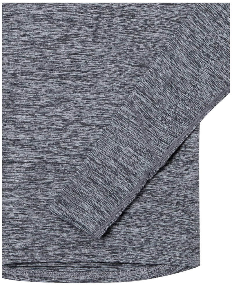 Terramar Kids' Thermolater Crew Dark Grey Melange Medium - BeesActive Australia