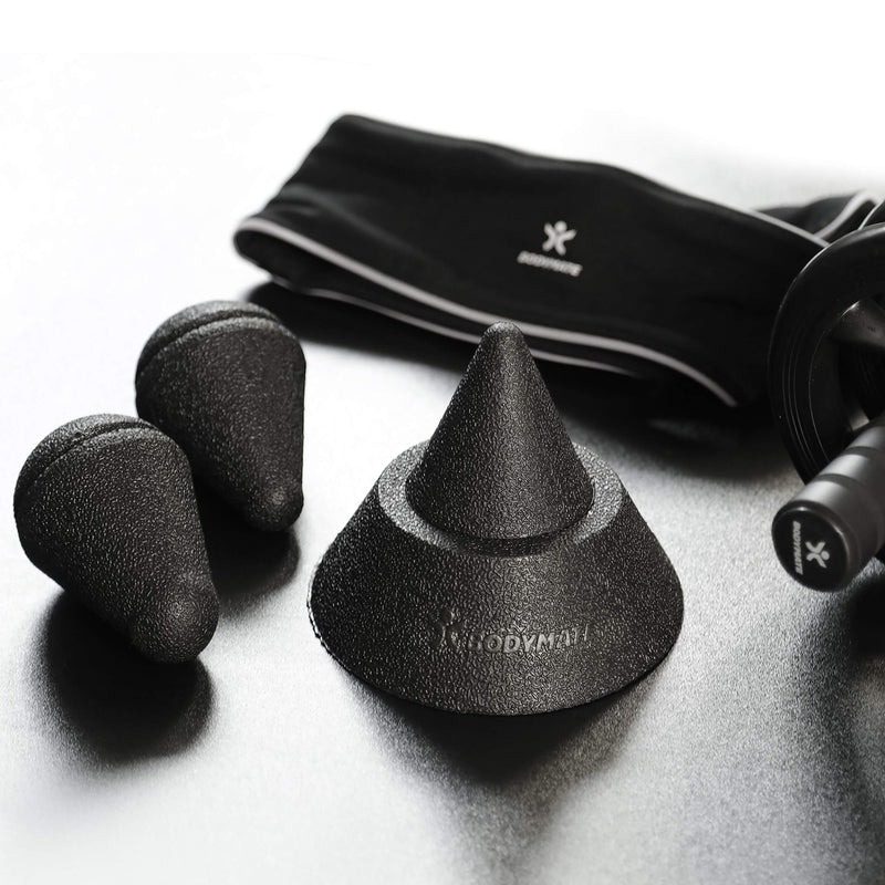 BODYMATE Trigger Point Activator Massage Set - Set of 3 Different Hand-held Massagers with a Holder for use on Flat Surfaces - BeesActive Australia