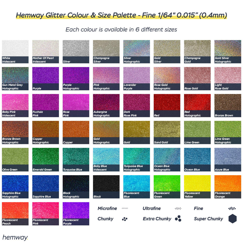 Hemway Glitter Tube 12.8g / 0.45oz Extra Chunky 1/64" 0.015" 0.4MM Premium Sparkle Gel Nail Dust Art Powder Makeup Pigment Eyeshadow Face Body Eye Cosmetic Safe-(Black Holographic) Black Holographic - BeesActive Australia