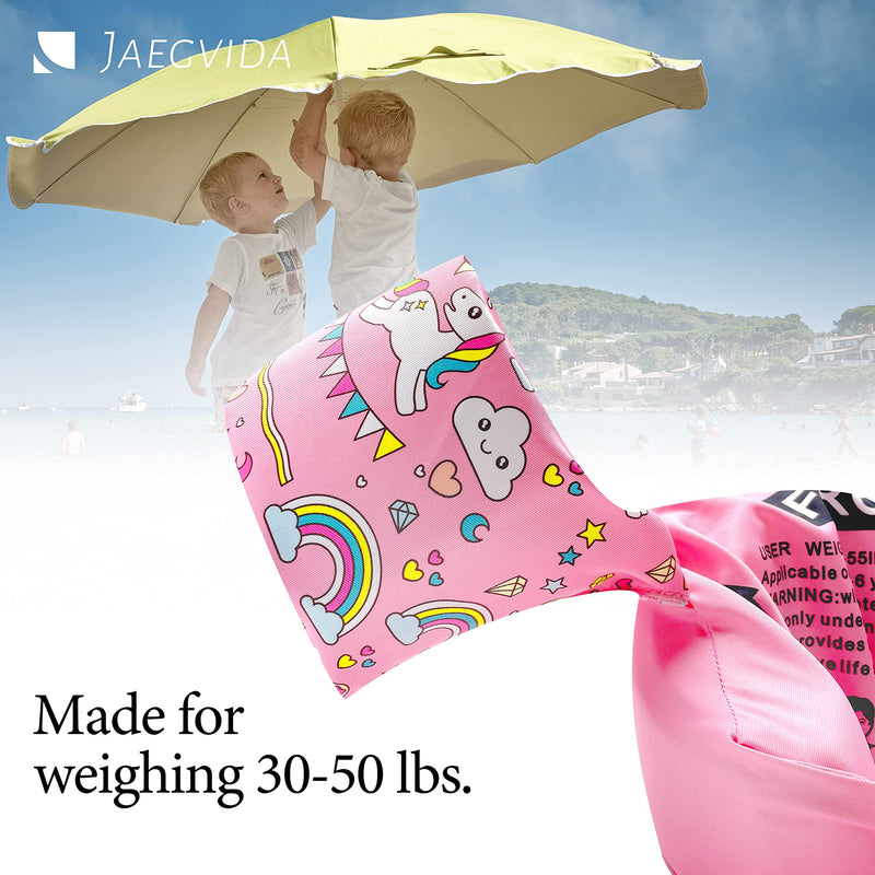 Jaegvida Kids Swim Vest for Swimming Learning Pink Unicorn - BeesActive Australia