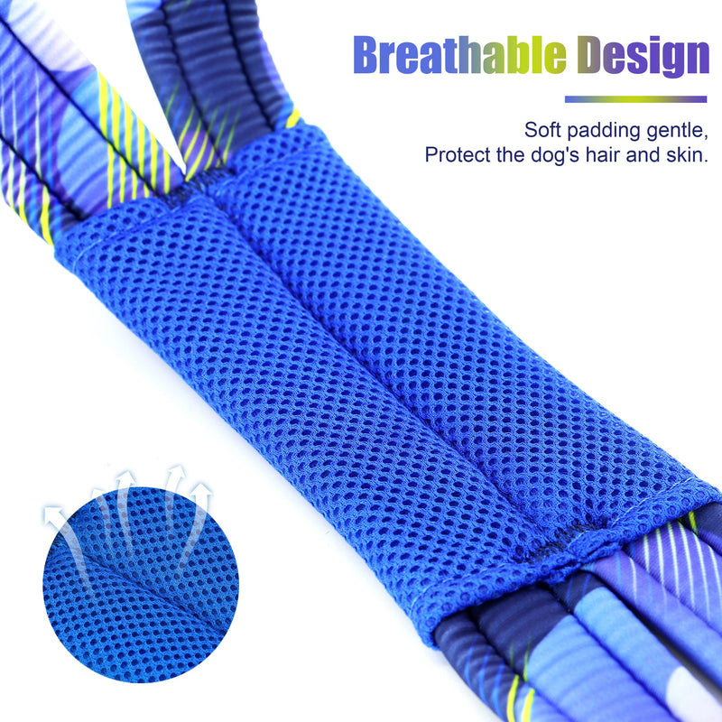 PET ARTIST Dog Weight Pulling Harness,Speed Training,Work Out Dog Sled Harness for Medium,Large Dogs Blue XL:Neck 18"(46cm),Back:22.5-26.5"(58-68cm) - BeesActive Australia