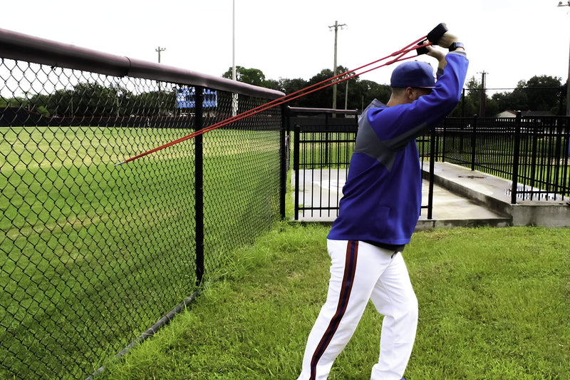 Bucwild Sports Baseball Resistance Bands Youth & Adult Athletes Safely Improve Pitching Throwing Batting & Arm Strength Used by Pitchers Quarterbacks Volleyball Basketball Yellow Bands (Adult) - BeesActive Australia