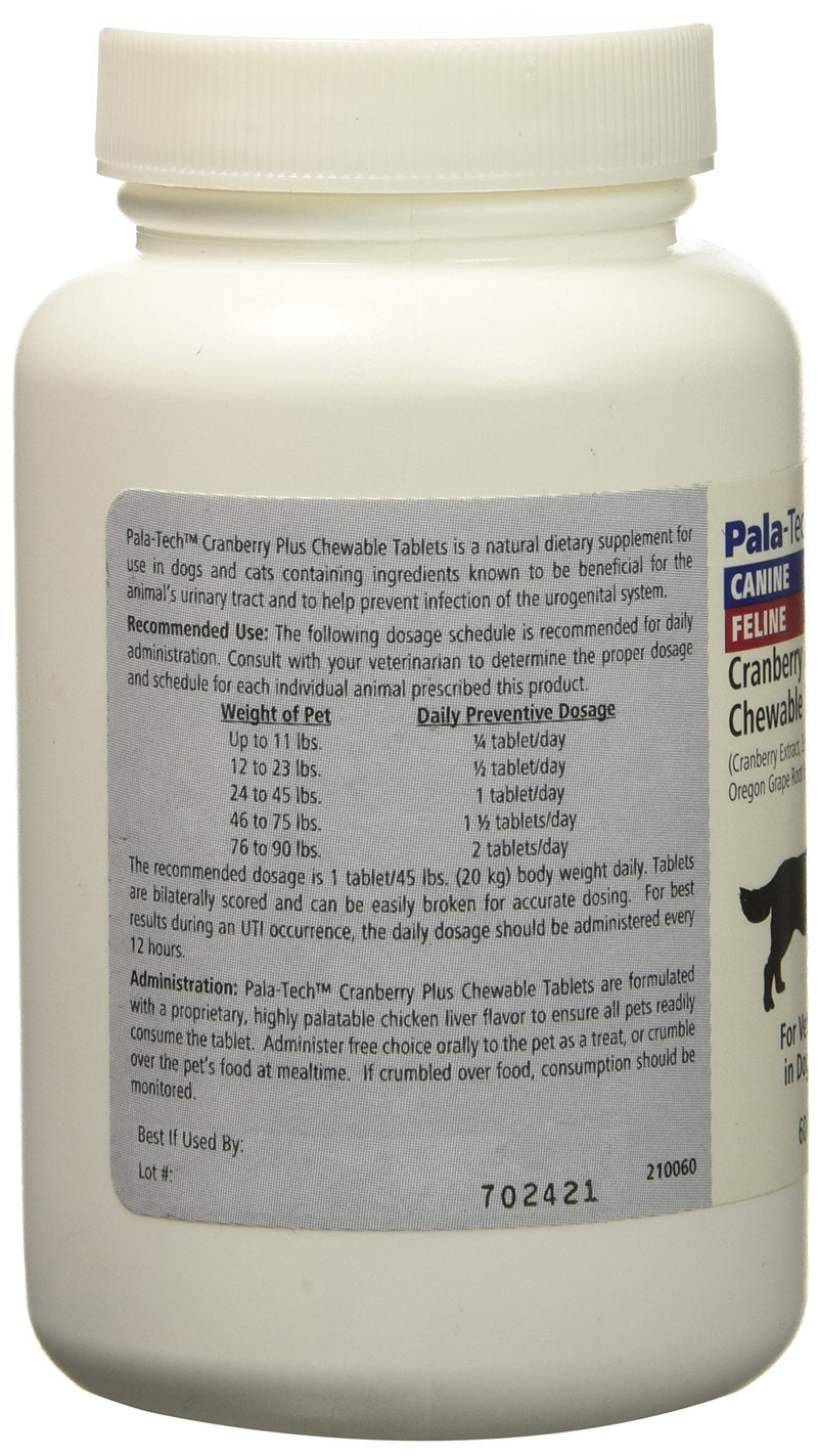 PalaTech Cranberry Plus Chewable Tablets (60 tabs) by Pala Tech - BeesActive Australia