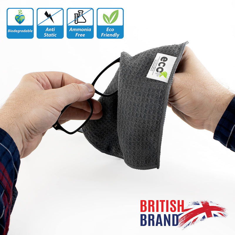 Ecomoist Natural Lens Eyeglass Optical Cleaner 50Ml Ecofriendly Microfibre Towel Sun Reading glasses Does not harm the Coating of Glass Lens - BeesActive Australia