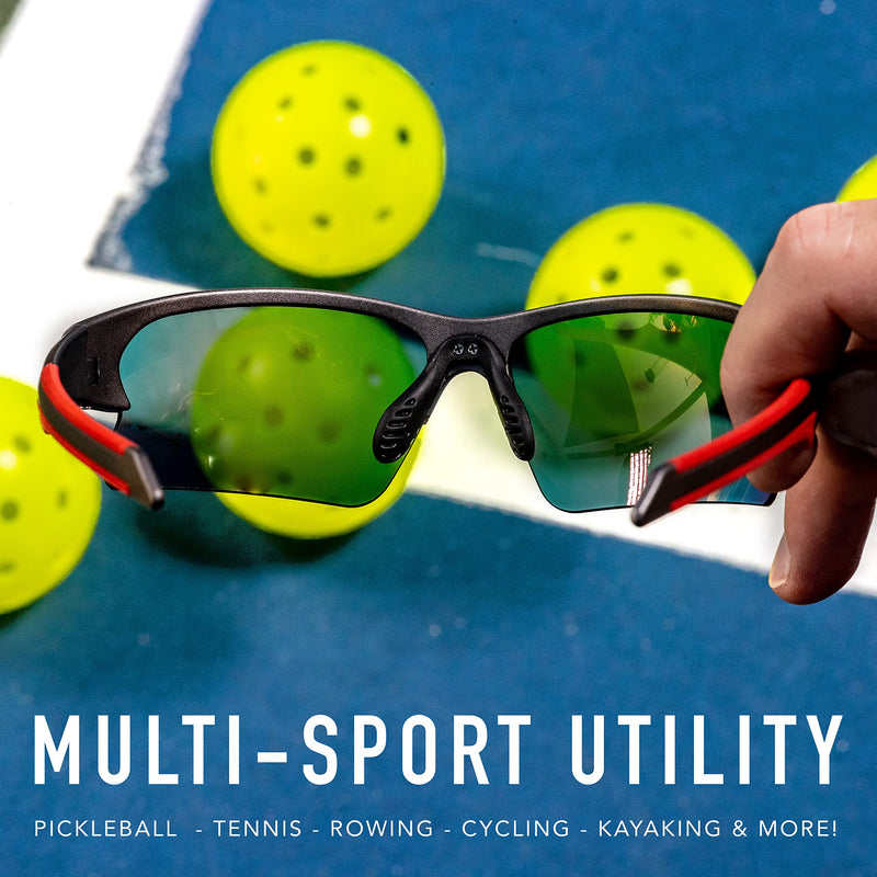 Franklin Sports Pickleball Sunglasses - All Sport UV Glasses for Tennis, Pickleball, Cycling, Rowing + More - Athletic Shades with Headband + Carry Bag - BeesActive Australia