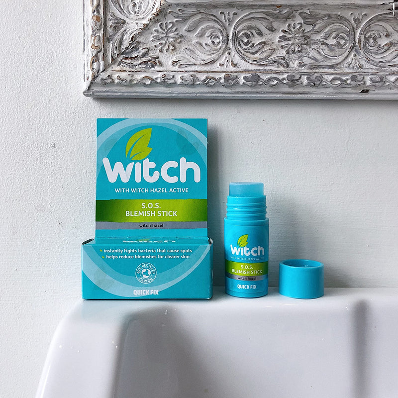 Witch SOS Blemish Stick 10g x 6 pack, fights bacteria, works instantly, reduces excess oil and blemishes, Blue SOS Blemish Stick 6 pack - BeesActive Australia