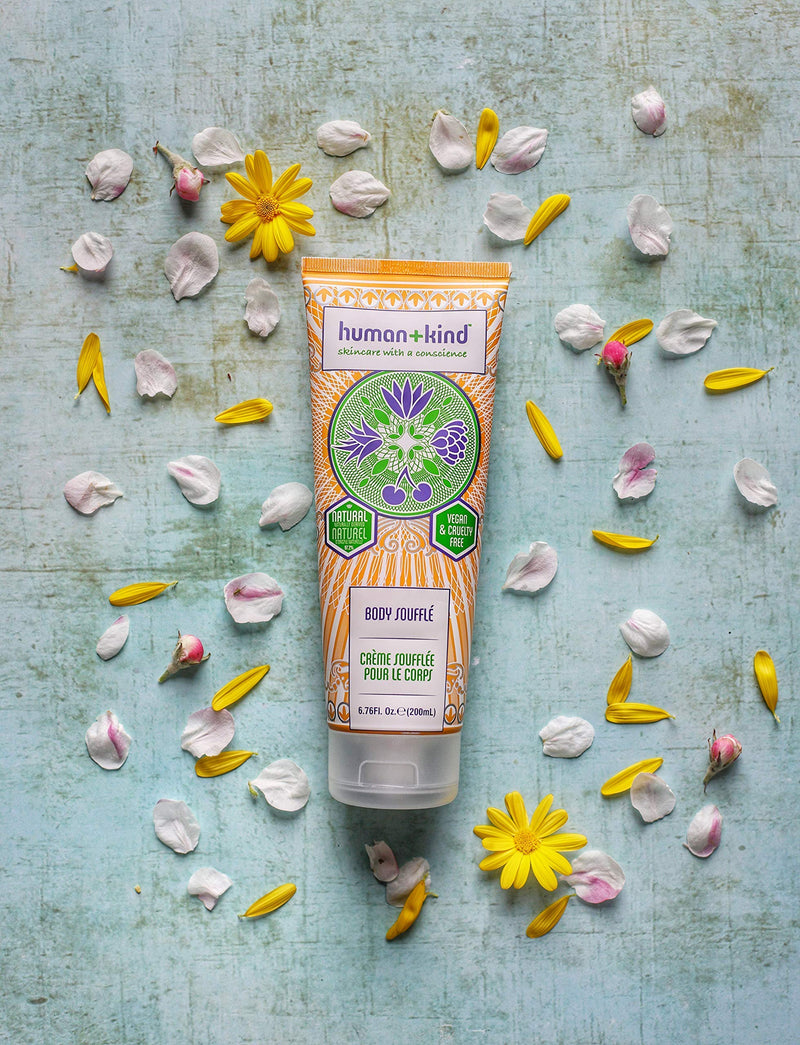 Human+Kind Body Souffle Tube, Lightly Whipped Cream Moisturizer, Heavenly, 6.76 Fl.Oz 6.76 Fl Oz - BeesActive Australia