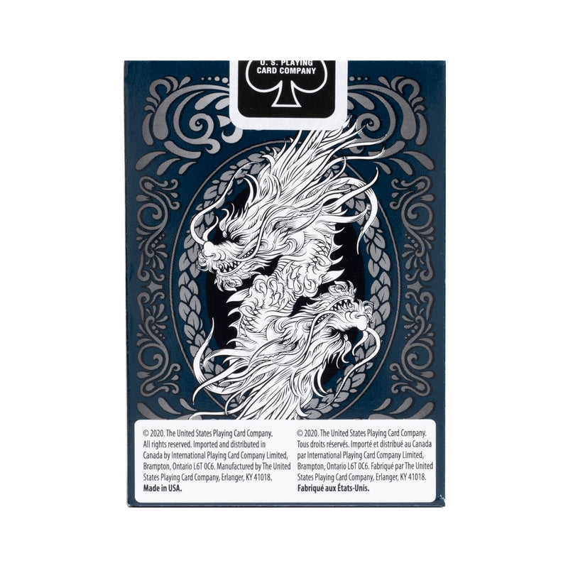 Bicycle Dragon Playing Cards,Blue Bicycle Dragon - BeesActive Australia