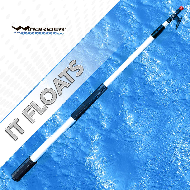 WindRider Telescoping Boat Hook | Floating | Double Grip | Super Strong Hook | Threaded End for Accessories | 8 or 12ft | Push Pole Multipurpose 3.5-8ft - BeesActive Australia