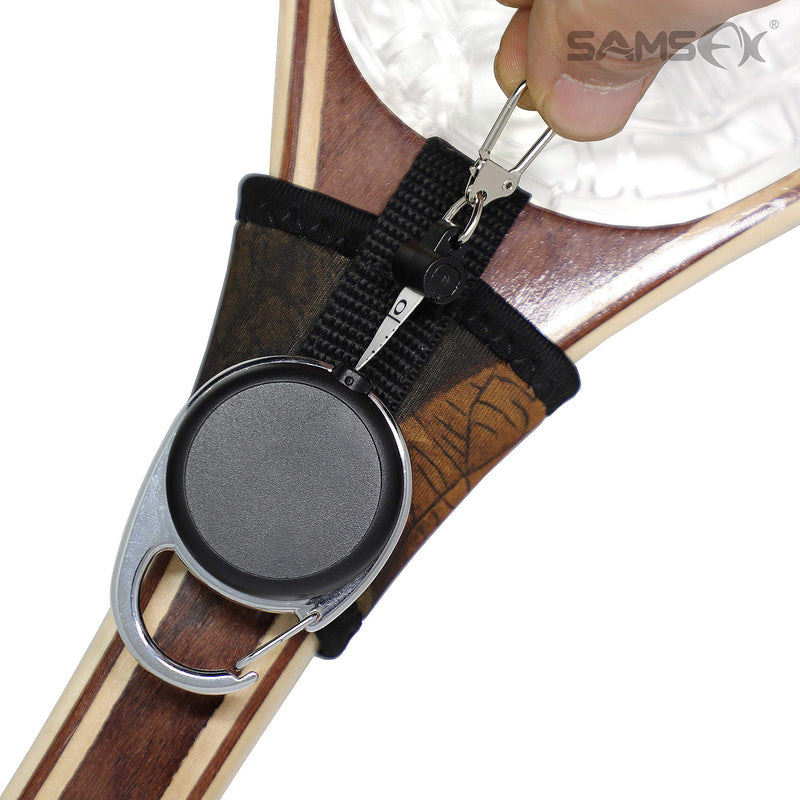 SAMSFX Fishing Tape Measure Zinger and Neoprene Straps Attaches to Fly Fishing Landing Net Tools & Accessories - BeesActive Australia