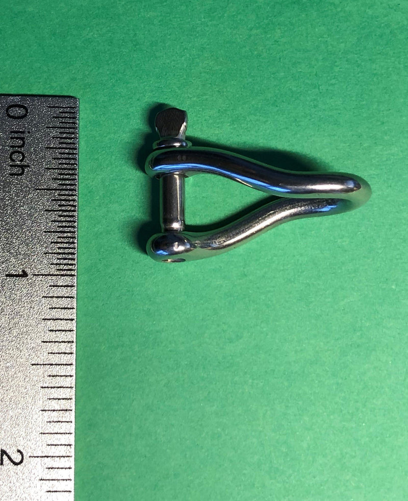 [AUSTRALIA] - Stainless Steel 316 Twist Shackle 5/32" (4mm) Marine Grade 