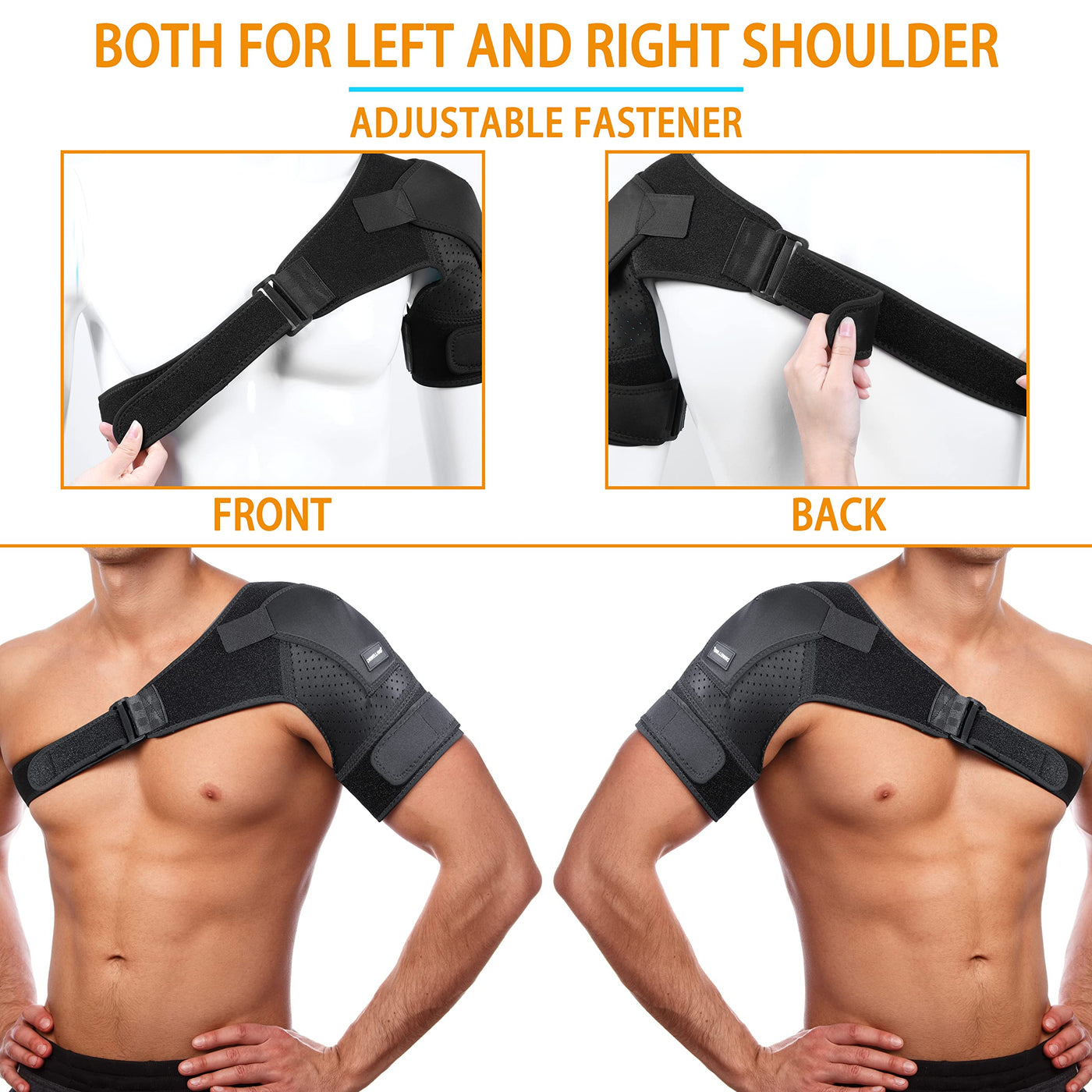 Shoulder Brace for Rotator Cuff Dislocated Bursitis Frozen Shoulder Left /  Right