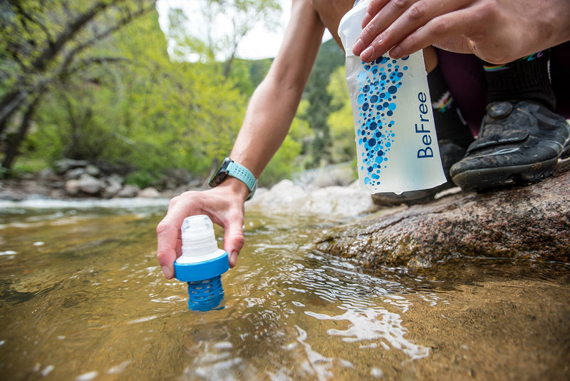 Katadyn BeFree 0.6L Water Filter, Fast Flow, 0.1 Micron EZ Clean Membrane for Endurance Sports, Camping and Backpacking (8019639) - BeesActive Australia
