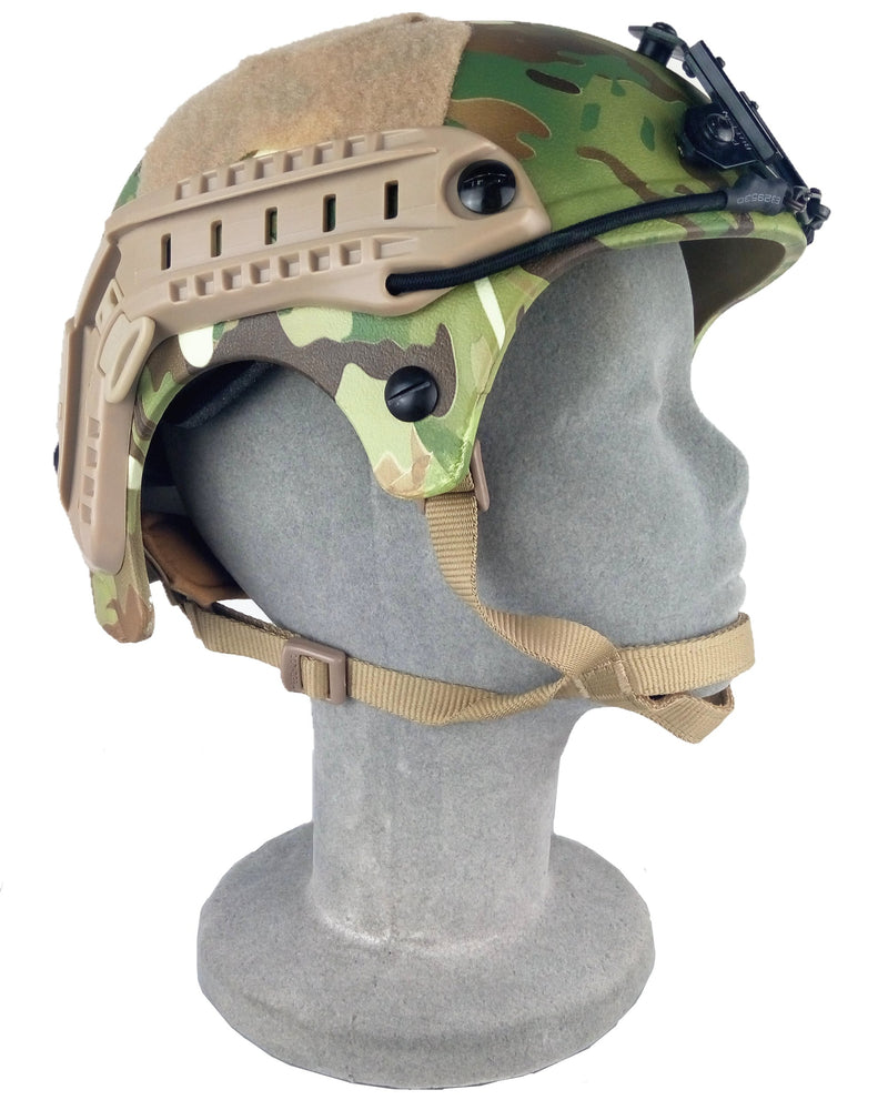 [AUSTRALIA] - FMA TB269 4 Points Tactical Helmet Accessories Retention System Chin Strap with Bolts and Screws for Mich Fast IBH Helmet tan BK 