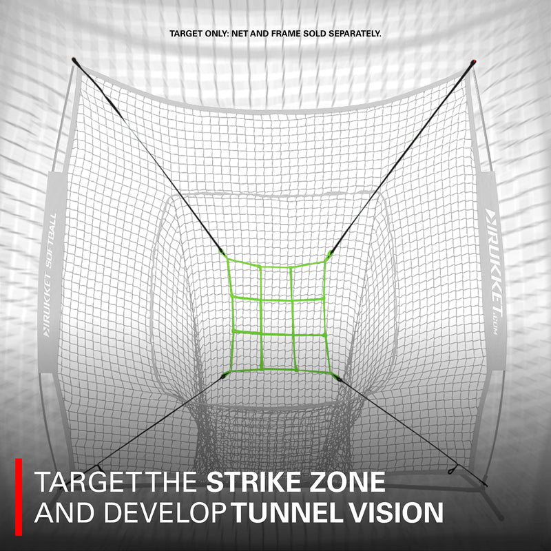 Rukket Baseball/Softball Adjustable Pitching Target | Practice Throwing (Adjustable Strike Zone Target) Frame and Net Sold Separately. - BeesActive Australia