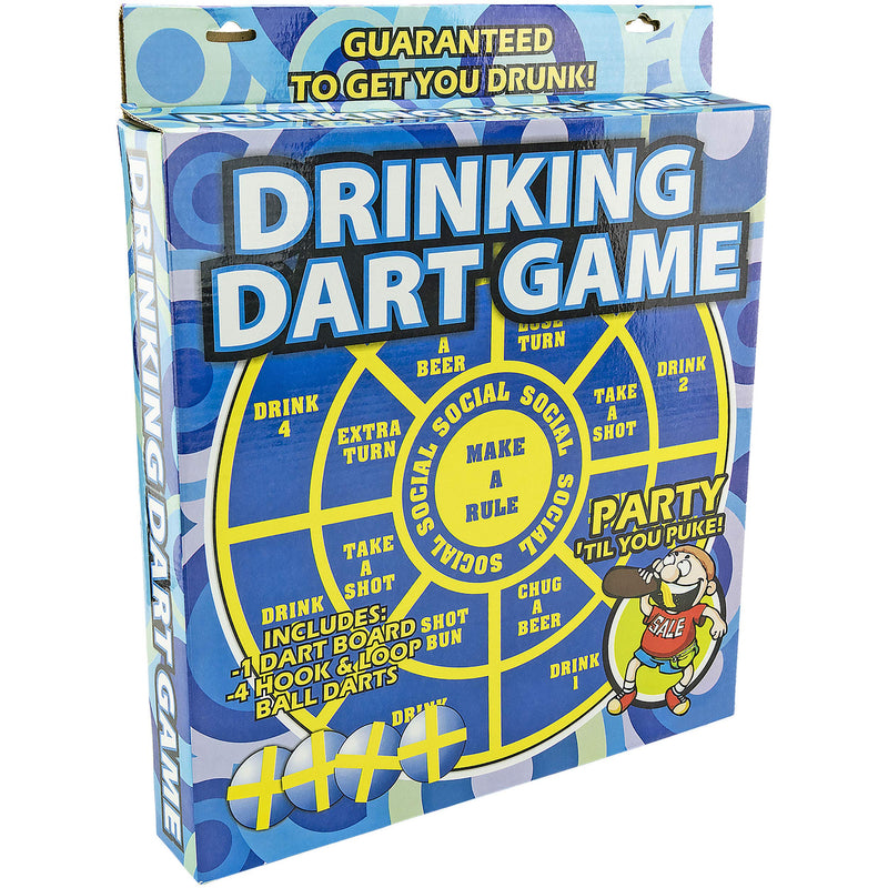 Fairly Odd Novelties Dart Drinking Game: Take A Shot Fun College Party Alcohol Boozy Group Game, Blue (FON-10033) - BeesActive Australia
