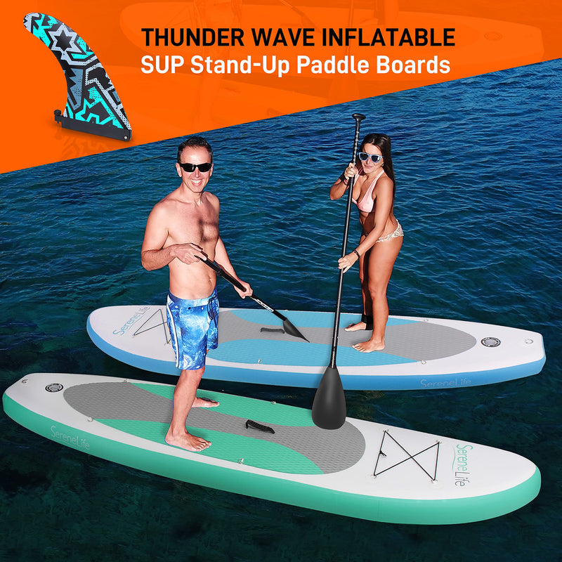 Stand-Up Inflatable Paddle Water Fin - for SereneLife Thunder Wave Inflatable SUP Stand-Up Paddle Boards SLSUPB10 and SLSUPB20 - SereneLife PRTSLSUNEWFIN - BeesActive Australia