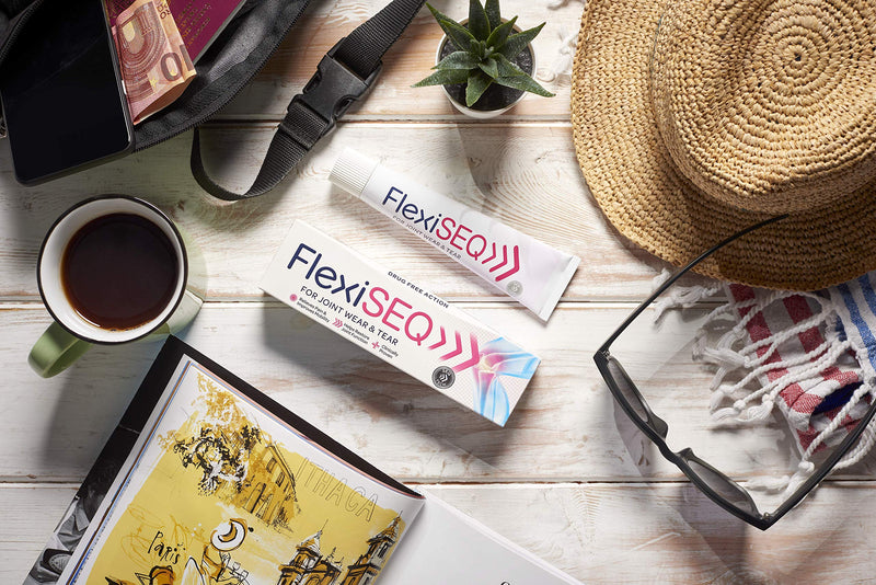 FlexiSEQ Gel, 50g, Drug-Free, for Joint Wear & Tear, Pain Relief Gel, (Packaging May Vary) 50 g (Pack of 1) - BeesActive Australia