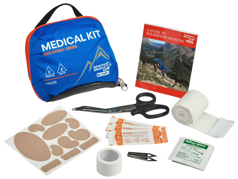Adventure Medical Kits AMK Mountain Series Hiker Medical Kit, Blue/Orange, One Size, 0100-1001 - BeesActive Australia