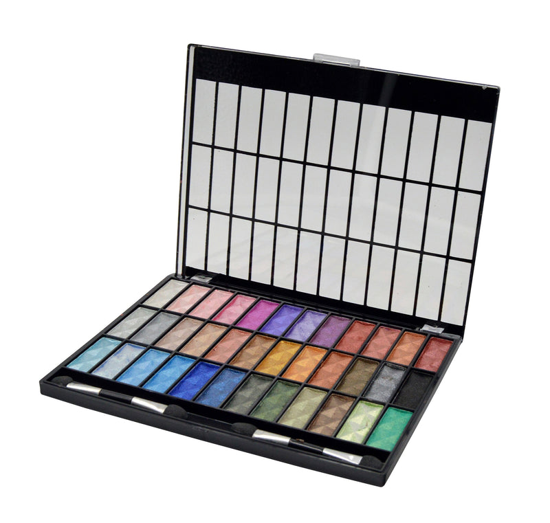 BYS 36 Palette Eyeshadow, 02 Colour Perfectionist - Intense Pigment, Shimmer Look, Glitter Eyeshadows Palettes - BeesActive Australia