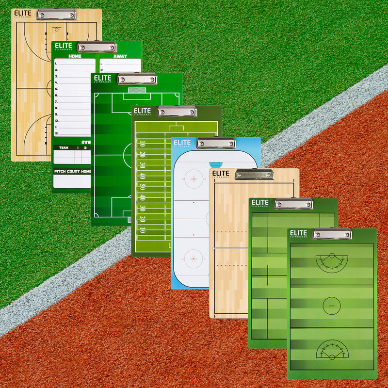 Elite Clipboards Dry Erase Soccer Coaches Clipboard | Double-Sided Soccer Marker Board - BeesActive Australia