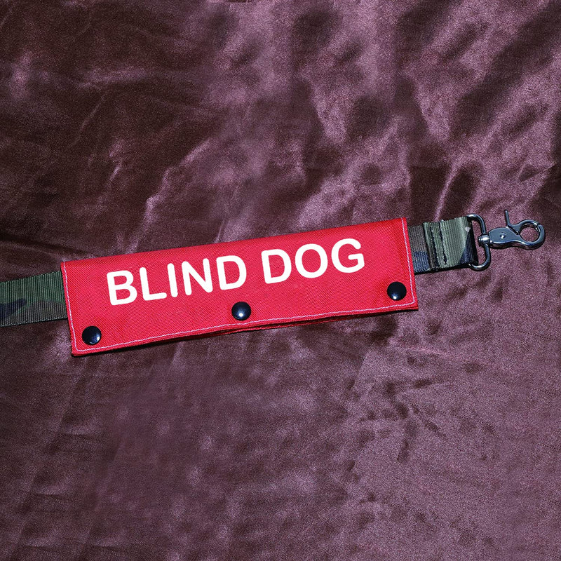 Visual Impairment Dog Leash Sleeve Blind Dog Dog Leash Wrap Wrap Alert Hanging ID Patch Tag Pet Birthday Gift Blind Dog-Sleeve - BeesActive Australia