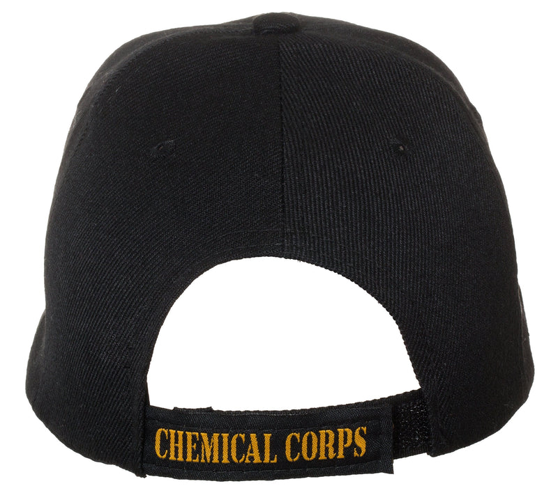 Artisan Owl Officially Licensed US Army Chemical Corps Embroidered Black Baseball Cap - BeesActive Australia