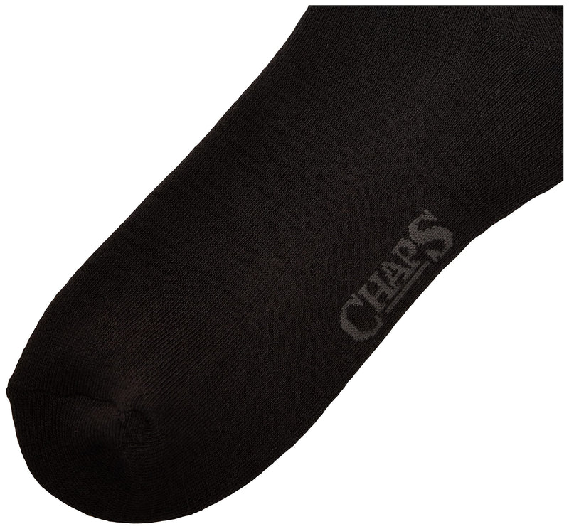 Chaps mens Assorted Solid Dress Crew Socks (3 Pack) 6-12 Black Solid - BeesActive Australia