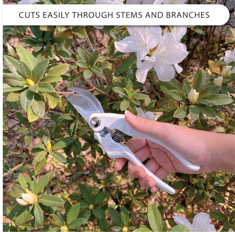 LOOPSEED Bypass Pruning Shears Heavy Duty Hand Pruner Garden Trimming Scissors Plant Clippers Tree Trimmers Branch Cutters Modern Garden Tools - BeesActive Australia