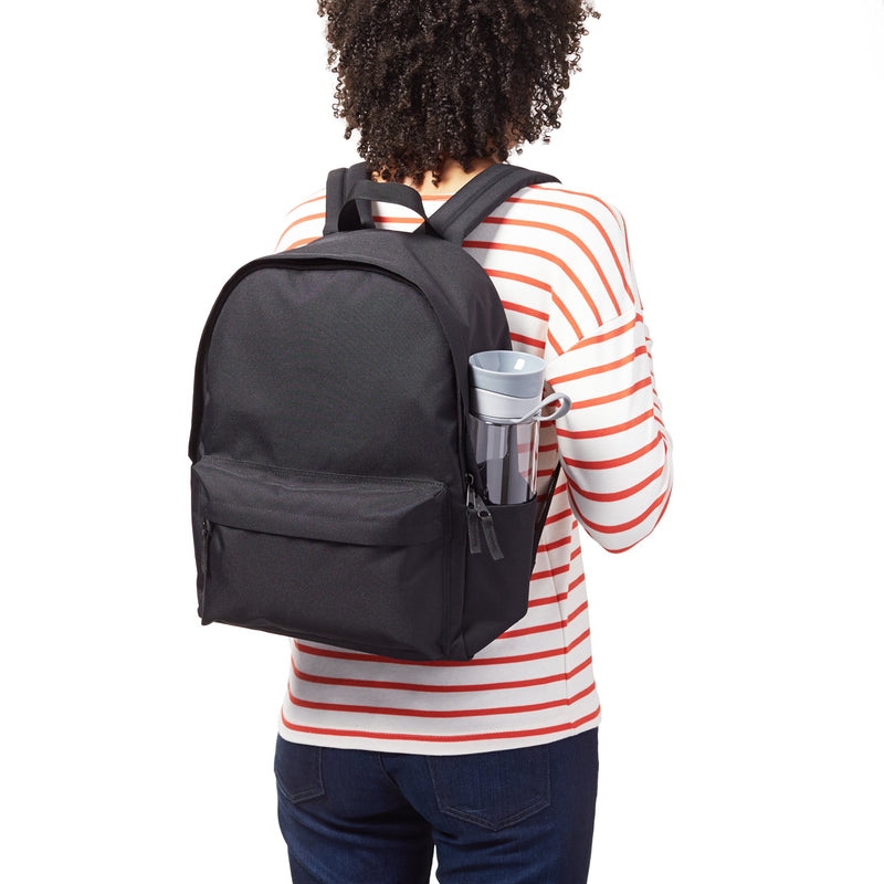 Amazon Basics Classic School Backpack - Black 1-Pack Backpack Only - BeesActive Australia