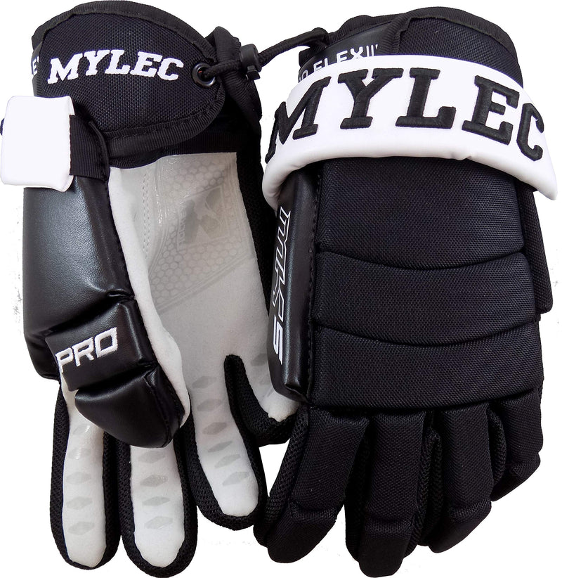 [AUSTRALIA] - Mylec Inc Mk5 Medium 3-Roll Pro Player Hockey Gloves (493) Black 11" 