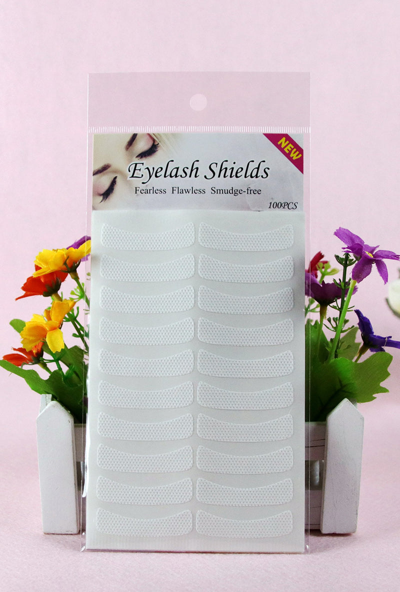 Eyelash Pads Eyelash Shield Effect Under Eye Patches Eye Gel Patches Disposable Eye Protector Shield Pad for Eyelash Extension Grafting Eyelashes Pads Eye Shield Makeup Shield 100 pcs - BeesActive Australia