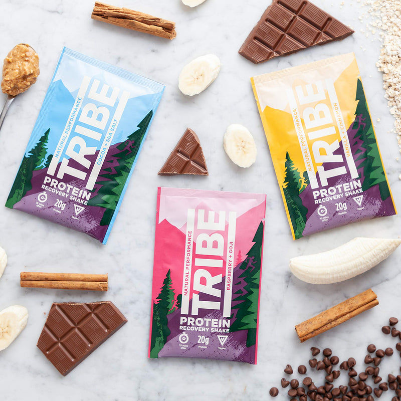 TRIBE Vegan Protein Powder - Vanilla + Cinnamon - Vegan, Gluten & Dairy Free (500g / 12 Servings) - BeesActive Australia