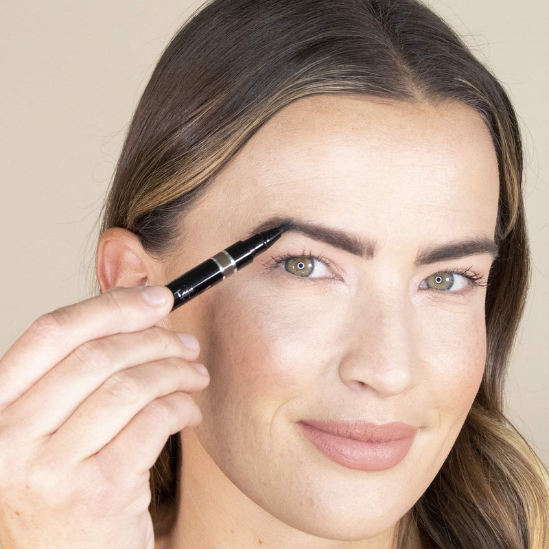 Billion Dollar Brows The Microblade Effect: Brow Pen, Create Natural Eyebrows, Fill in Brows, Taupe - BeesActive Australia