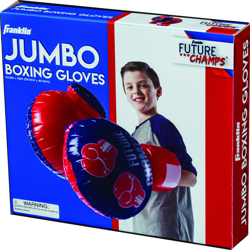[AUSTRALIA] - Franklin Sports Inflatable Boxing Gloves - Future Champs - Jumbo Inflated Size - 20 x 13.5 inches 