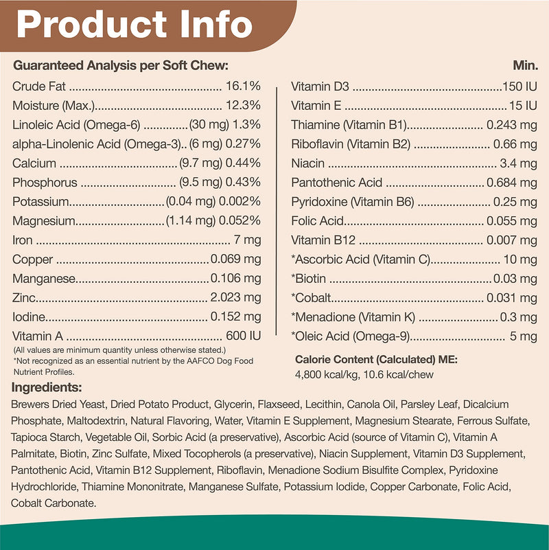 NaturVet – VitaPet Puppy Daily Vitamins for Dogs – Plus Breath Aid – Specifically Formulated to Provide Puppies with Essential Vitamins, Minerals, Amino Acids & Fatty Acids 70 Soft Chews - BeesActive Australia