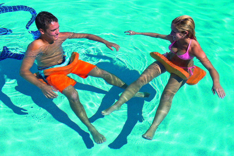 [AUSTRALIA] - Wow World of Watersports Beach Bronco Floating Pool Seat, Saddle Float Orange 