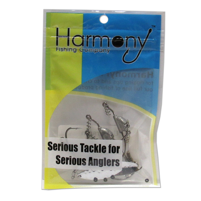 Harmony Fishing - Razor Series Underspin Swimbait Hooks (4 Pack w/ 5 Bait Pegs) 3/8 oz (5/0 Hook) - BeesActive Australia