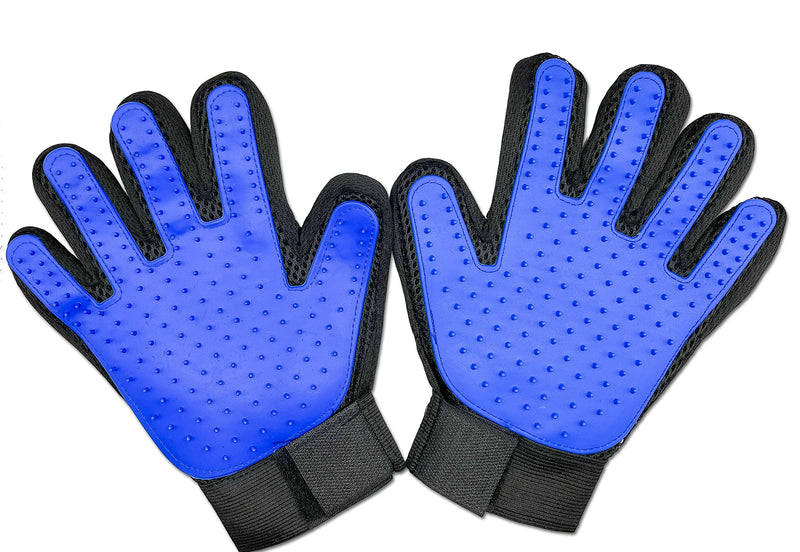 Pet Hair Grooming Gloves - Gentle Pet Hair Deshedding glove and Bath Tool - BeesActive Australia