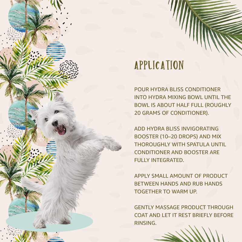 Hydra Senses Bliss Invigorating Booster for Cat and Dog Conditioner, Pet Skin and Coat Conditioner Booster for All Breeds, Hydration Booster - BeesActive Australia