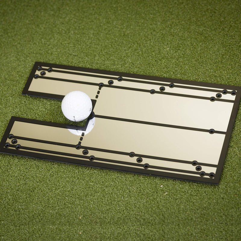 Shaun Webb's Putting Mirror 12" x 6" - Putt with Confidence and Accurately. Get Instant Feedback And Improve Your Stroke With This Portable Golf Training Aid, Alignment Golf Accessories, Swing Trainer - BeesActive Australia