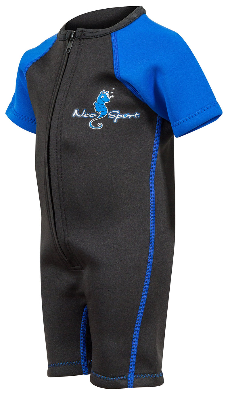 [AUSTRALIA] - NeoSport Wetsuits - Kid's Wetsuit Premium Neoprene 2mm, Children/Youth Swim Suit 3 Royal Blue with Navy Blue 