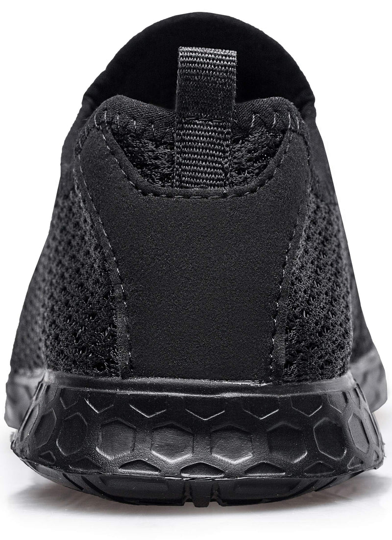 DOUSSPRT Men's Water Shoes Quick Drying Sports Aqua Shoes 8.5 All Black - BeesActive Australia