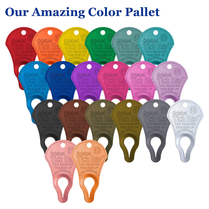 The Original Tick Key -Tick Detaching Device - Portable, Safe and Highly Effective Tick Detaching Tool - 3 Pack (Earth) - BeesActive Australia